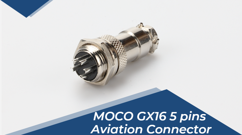 El mejor proveedor de conectores de metal para panel de cables de aviación circular MOCO GX16 de 5 pines macho y hembra de 16 mm. 2