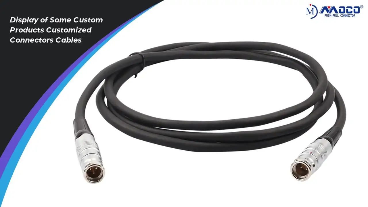 Exhibición de algunos productos personalizados Conectores y cables personalizados 1