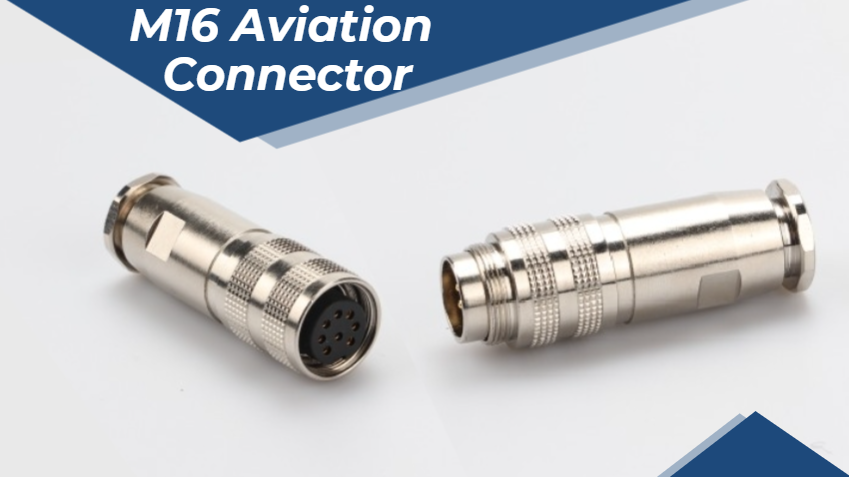 Conector circular MOCO M16 tipo soldadura Conector metálico para uso industrial 2