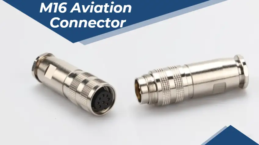 Conector circular MOCO M16 tipo soldadura Conector metálico para uso industrial 1