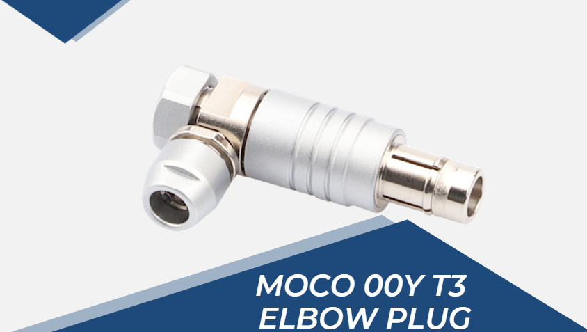 Conector de terminal eléctrico con enchufe T3 de la serie Y de MOCO, conector acodado para productos de exterior, suministro de conectores eléctricos pequeños. 2