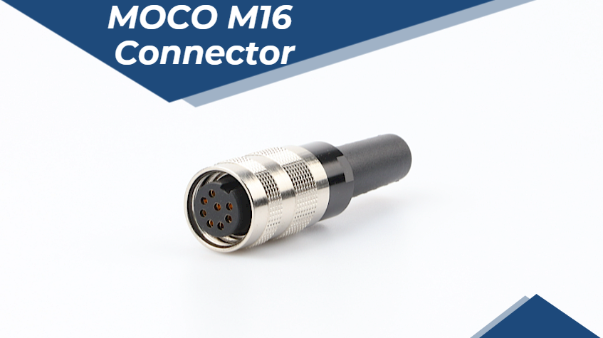 Conjunto de tornillo de tubo de escape de plástico/metal recto MOCO M16 hembra/macho blindado de 2 pines a 24 pines, conector DIN Binder M16 2