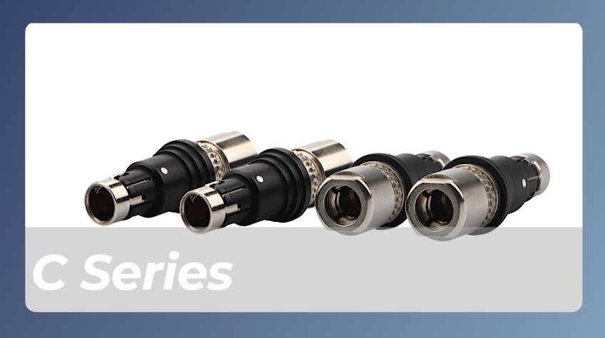 NUEVO Conector autoblocante push-pull de segunda generación Serie C | Conector MOCO 3