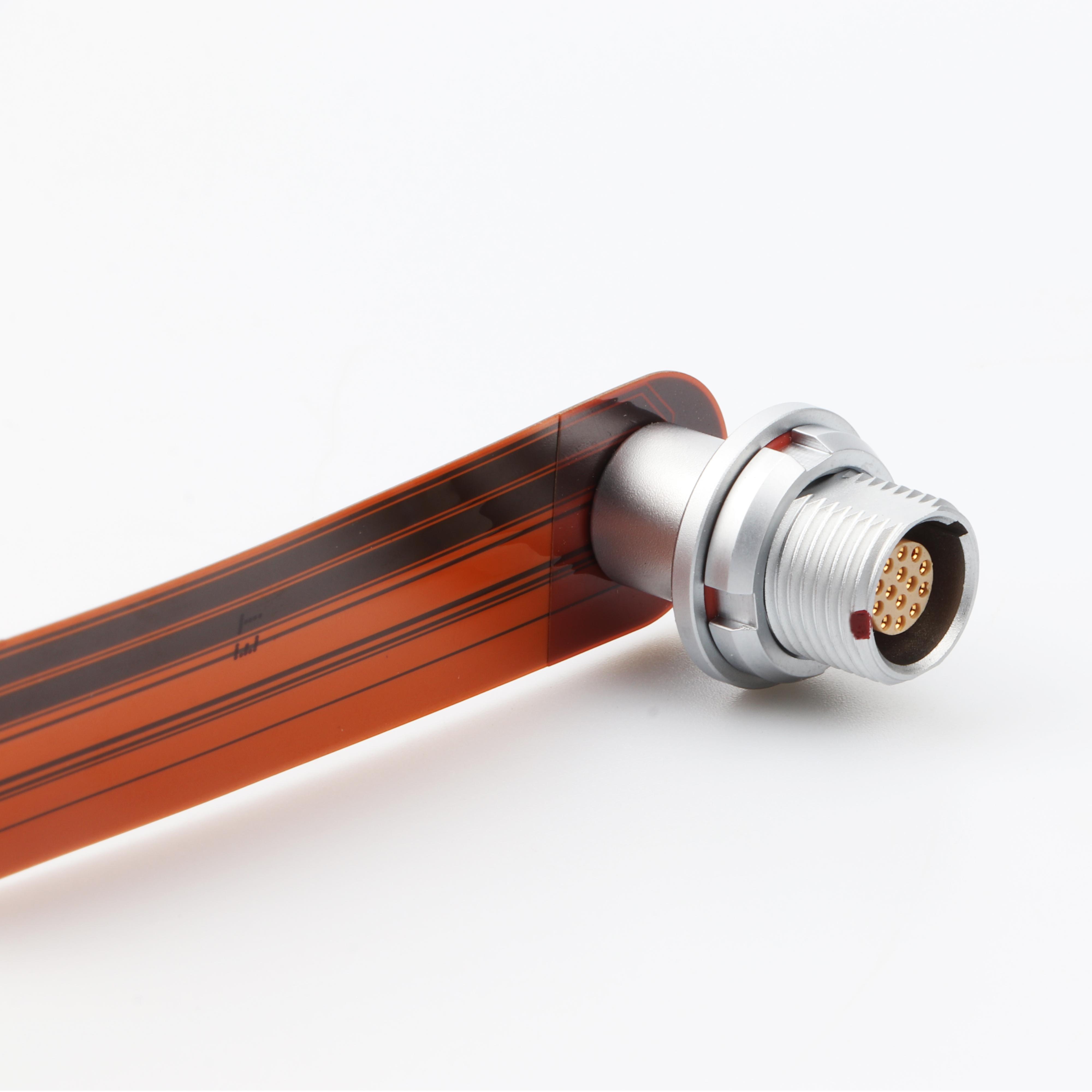 Conector push-pull de alta velocidad con placa impresa flexible 8