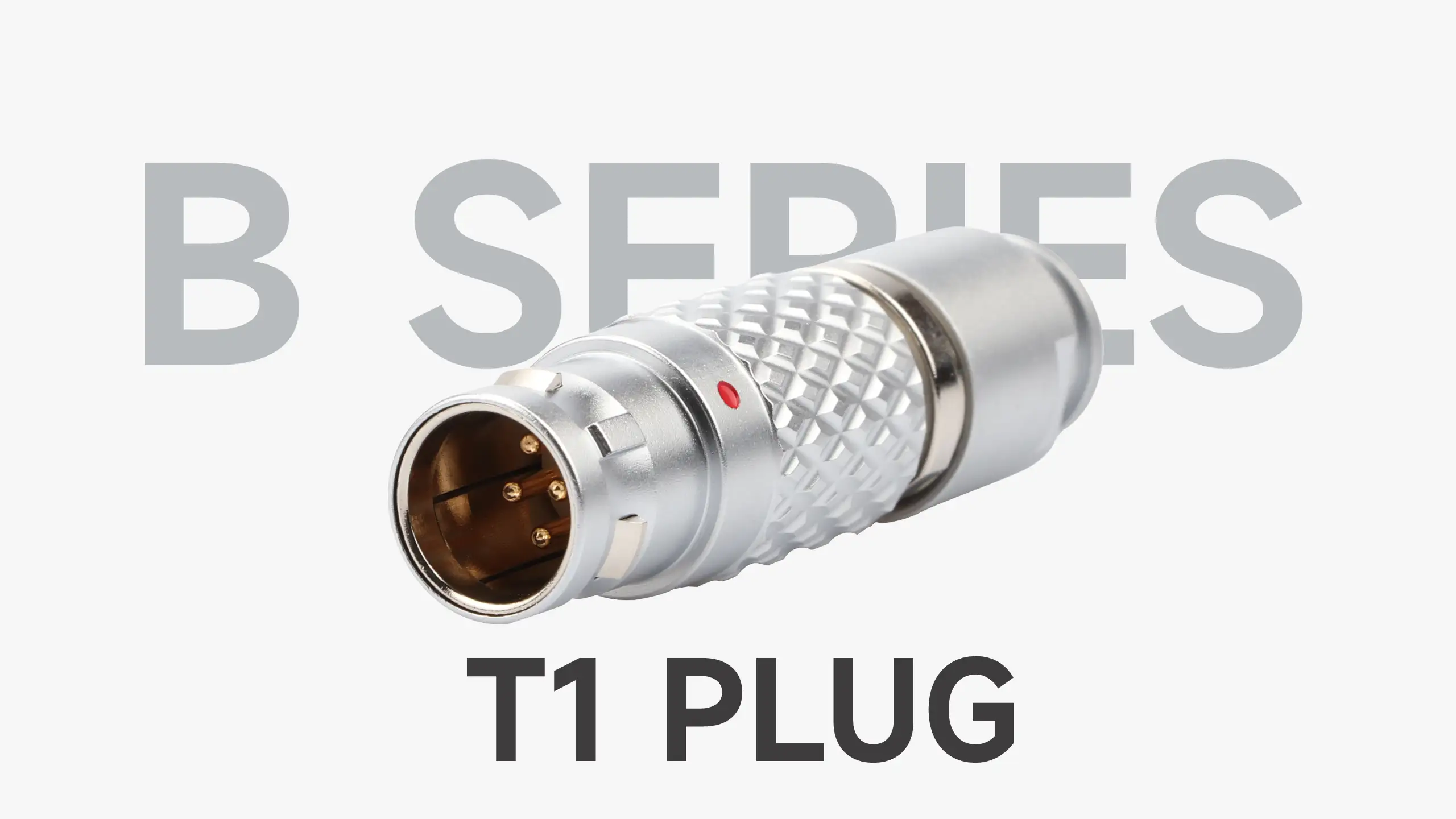 Conector push-pull T1 serie B de MOCO para electrónica industrial 1