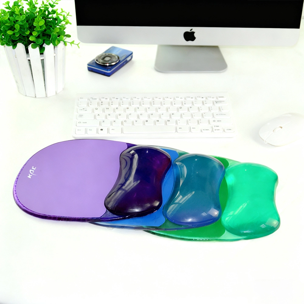 Alfombrilla ergonómica de gel de cristal para ratón con muñeca KLH-3078T 1