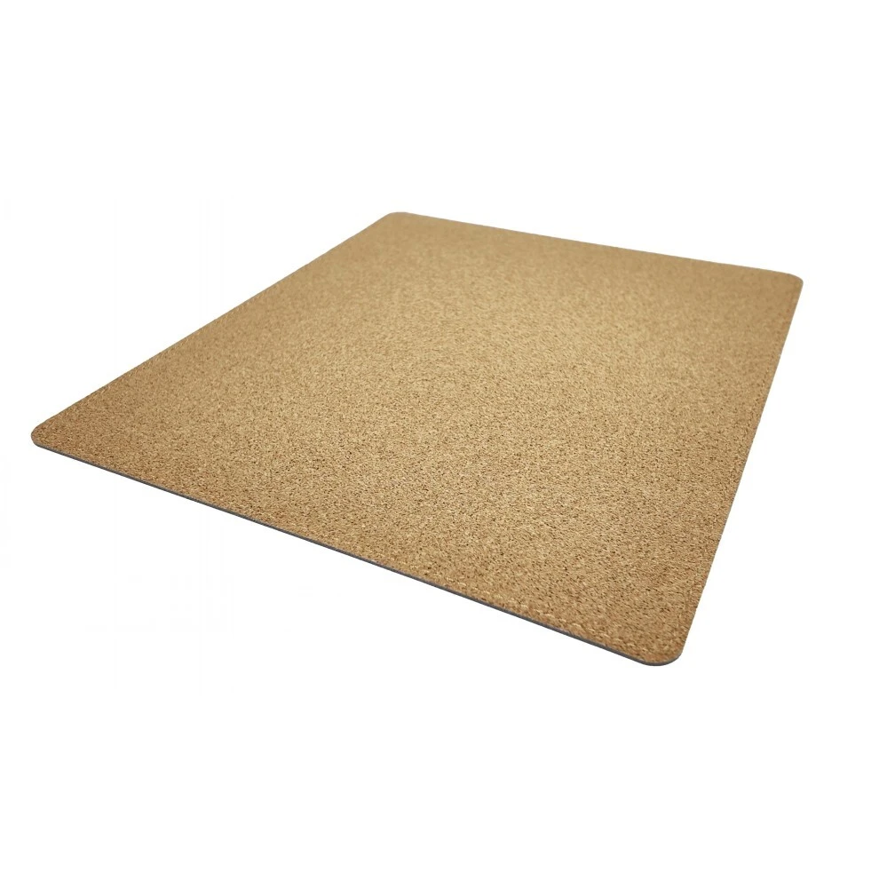 Alfombrilla de ratón de corcho y cuero artesanal 1