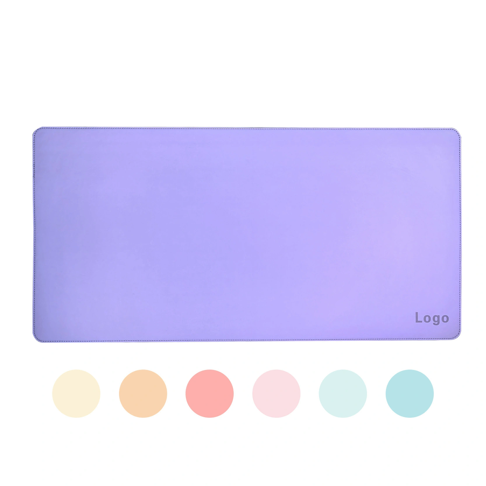 Premium Silicone Leather Desk Mat with Secure Grip Rubber Base 1