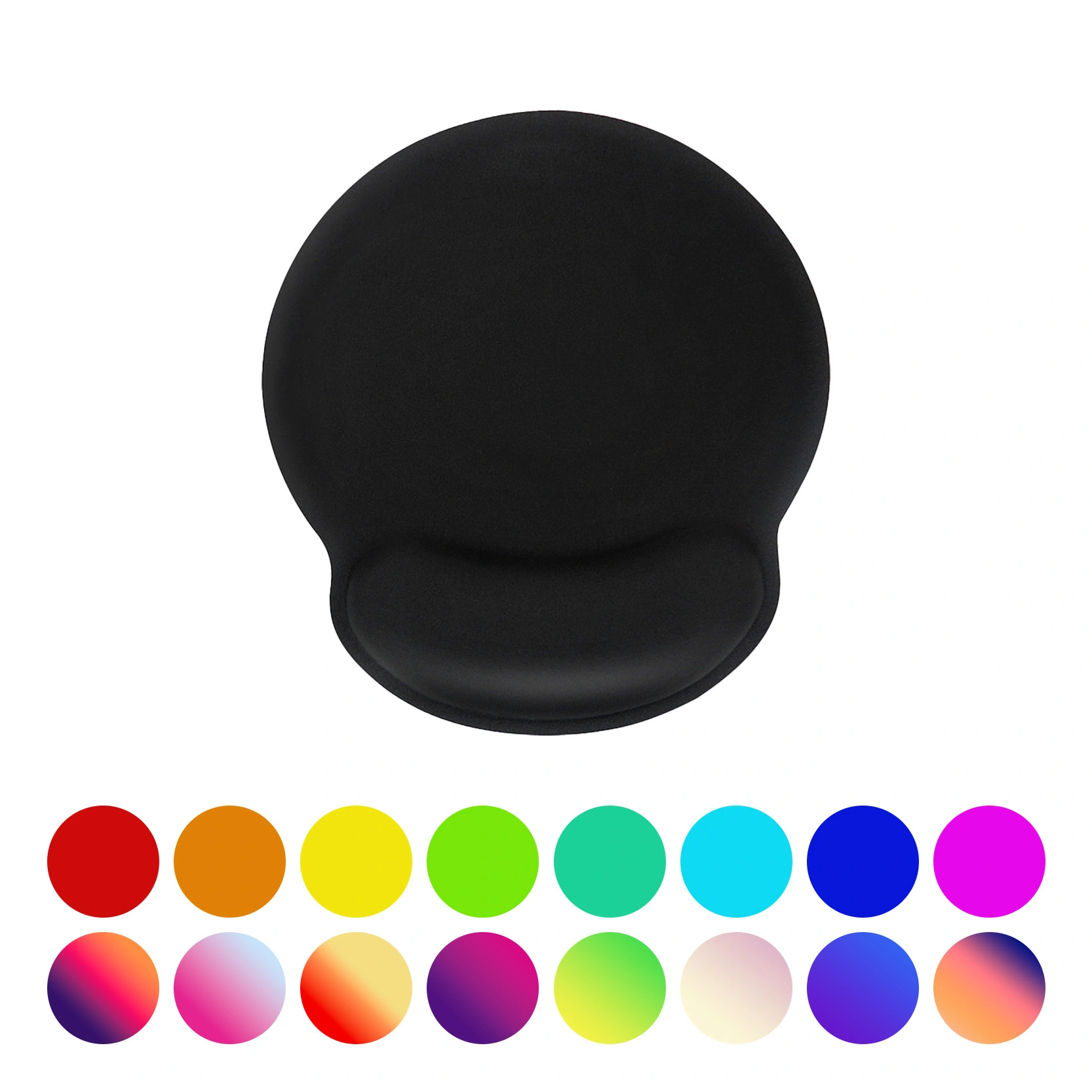 KLH-3144 Ambidextrous Ergonomic Silicone Mouse Pad For Computer, Laptop, Office & Home 1