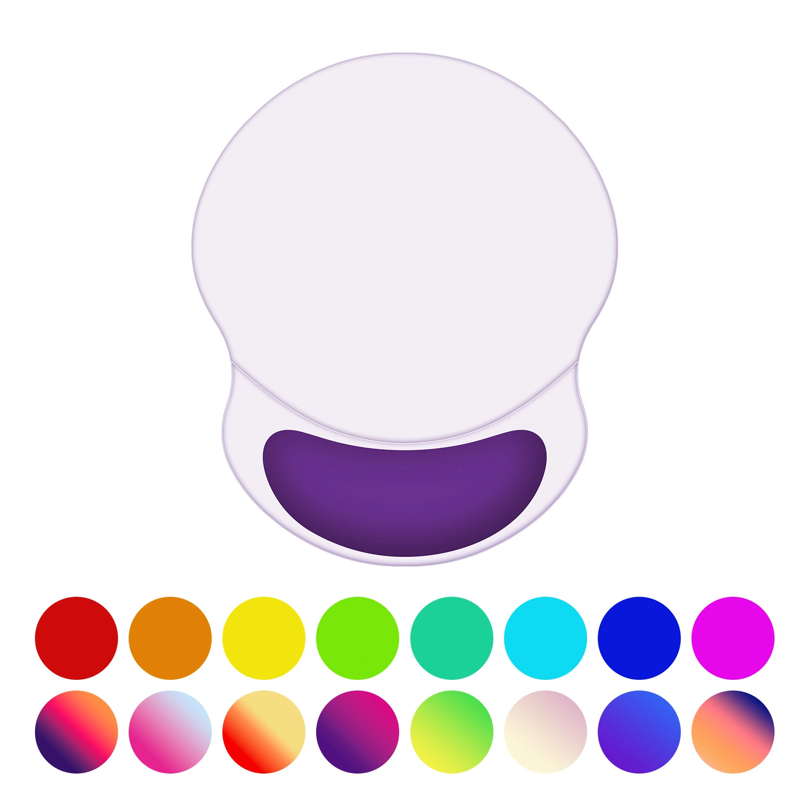 KLH-3010 Mini Ergonomic Gel Mouse Pad with Premium Wrist Support For Computer, Laptop, Office & Home 1