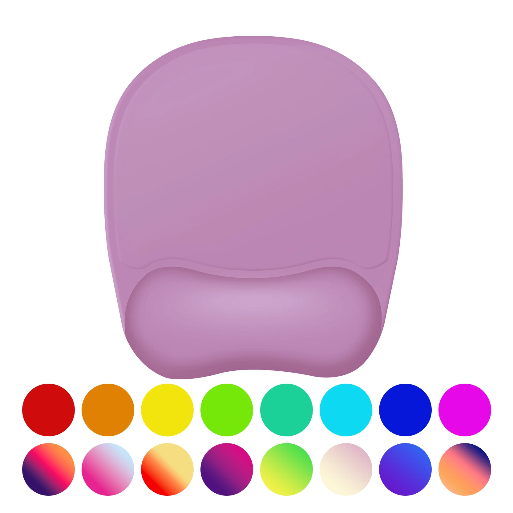 KLH-3078F Ergonomic Mouse Pad with Memory Foam Wrist Support - Optimal 22mm Comfort Design 1