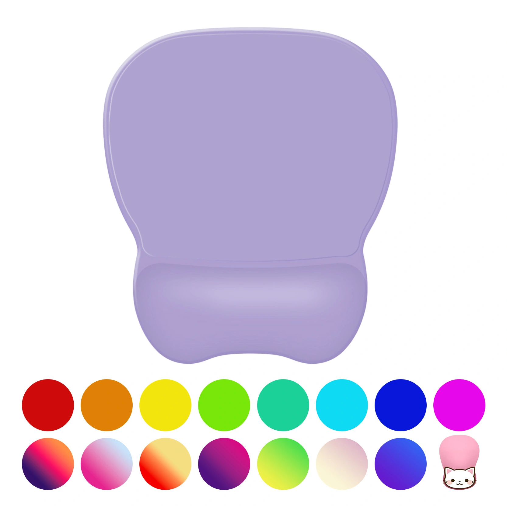 Ergonomic Memory Foam Mouse Pad with Wrist Support 1