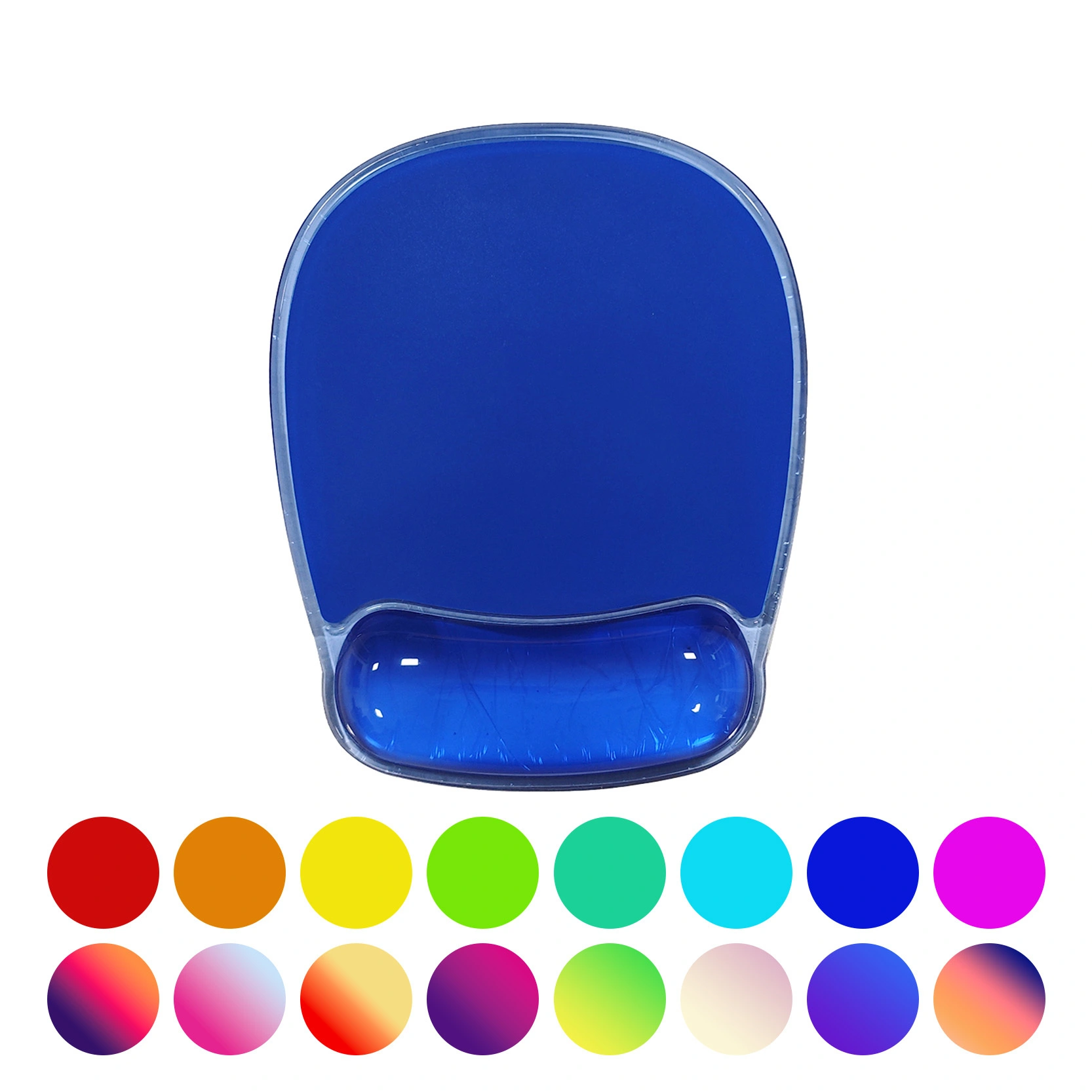 KLH-3104T Ergonomic Crystal Gel Mouse Pad with Wrist Support Professional Comfort for Work & Play 1