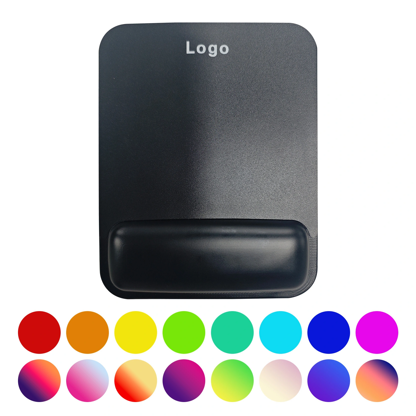 KLH-3164L SoftSkin Leather Gel Mouse Pad with TPU Surface & Wrist Support *240*186*20mm | Advanced Ergonomic Design for All-Day Use* 1