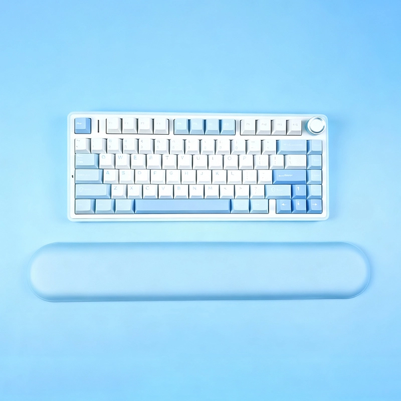 KLJ-5085L ソフトスキンレザージェルキーボードリストレスト（防水TPU表面）*440×80×20mm | 一日中タイピングできるプレミアムエルゴノミクスサポート* 1