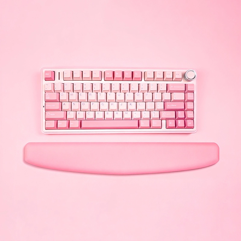 Reposamuñecas para teclado KLJ-5062L de gel y cuero SoftSkin con superficie de TPU impermeable *430 × 70 × 20 mm | Soporte ergonómico premium para escribir todo el día* 1