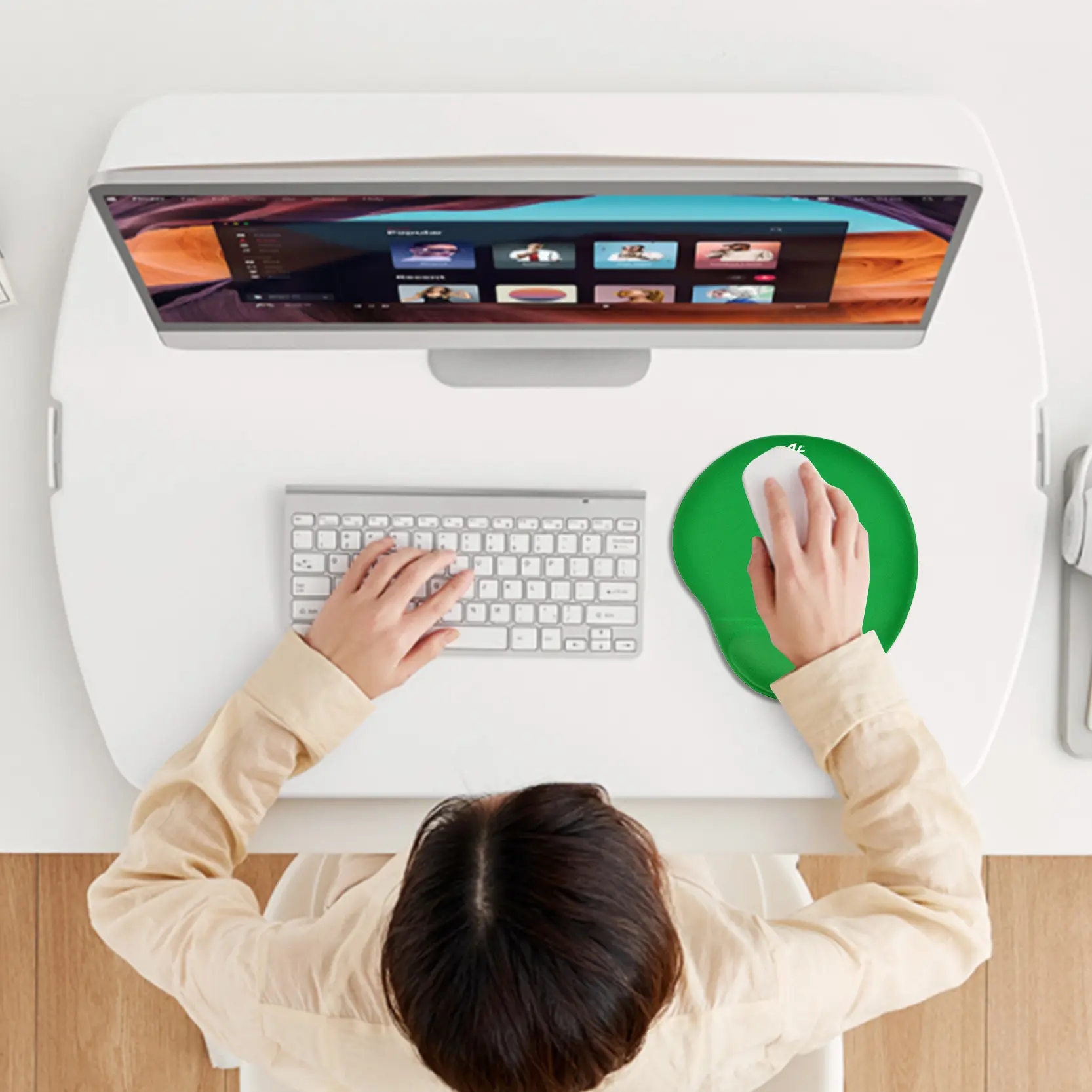 Factory Price Mousepads with Wrist Support Factory Direct Supply for Reducing Wrist Fatigue 6