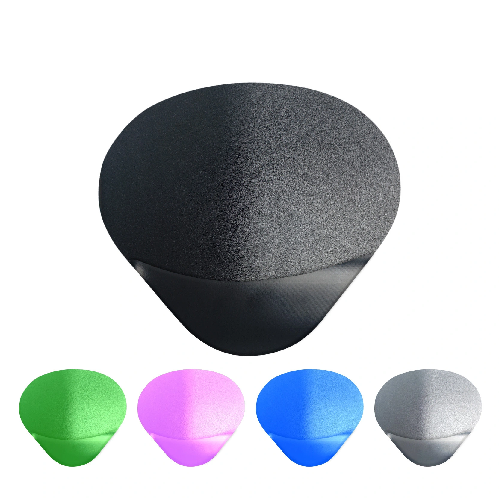 KLH-3053L SoftSkin Mouse Pad with PU Leather Surface & Gel Wrist Support 230×225×22mm | Premium Comfort for Extended Use 1