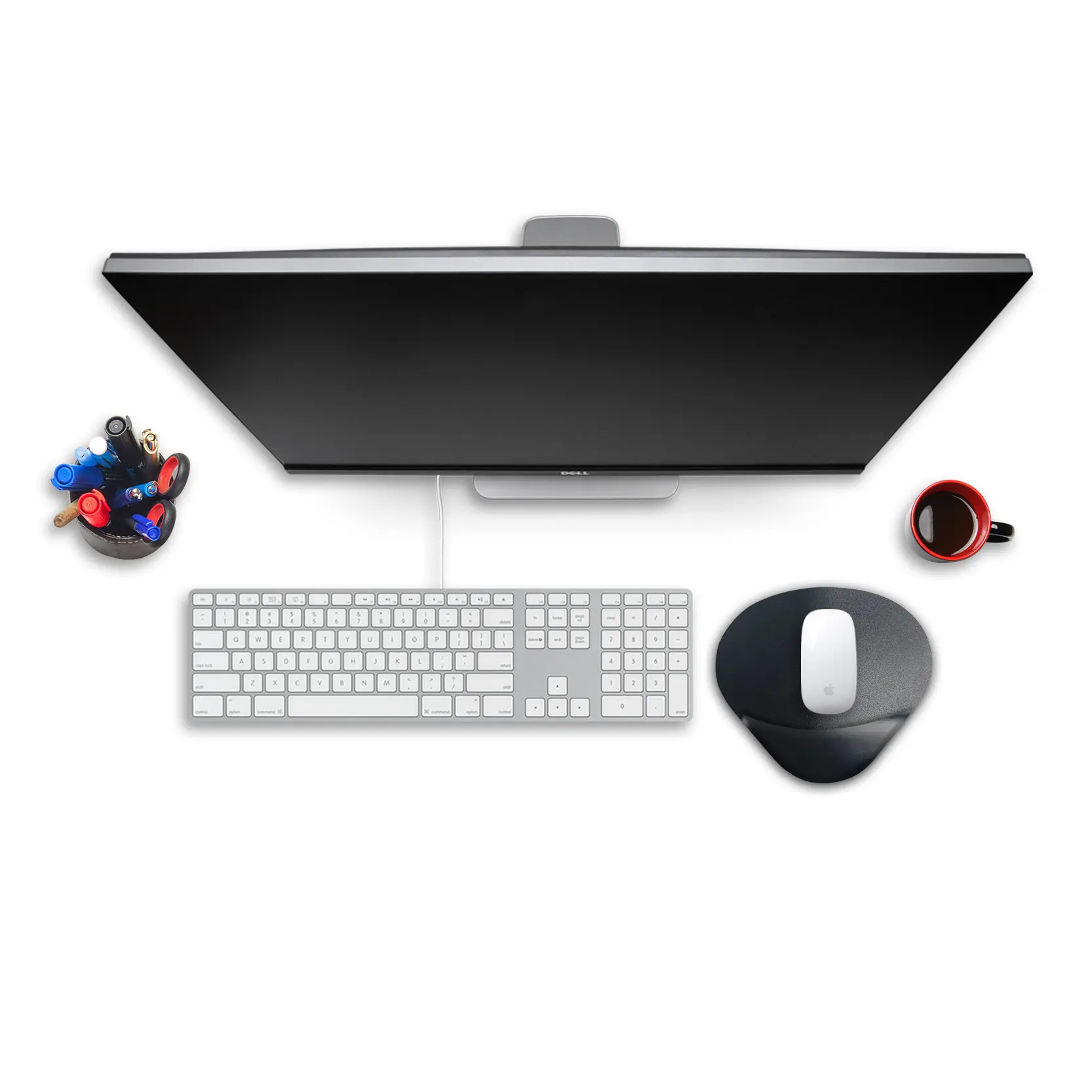 Creative Leather Mouse Pad with Wrist Rest with Good Price for General Office Work 6
