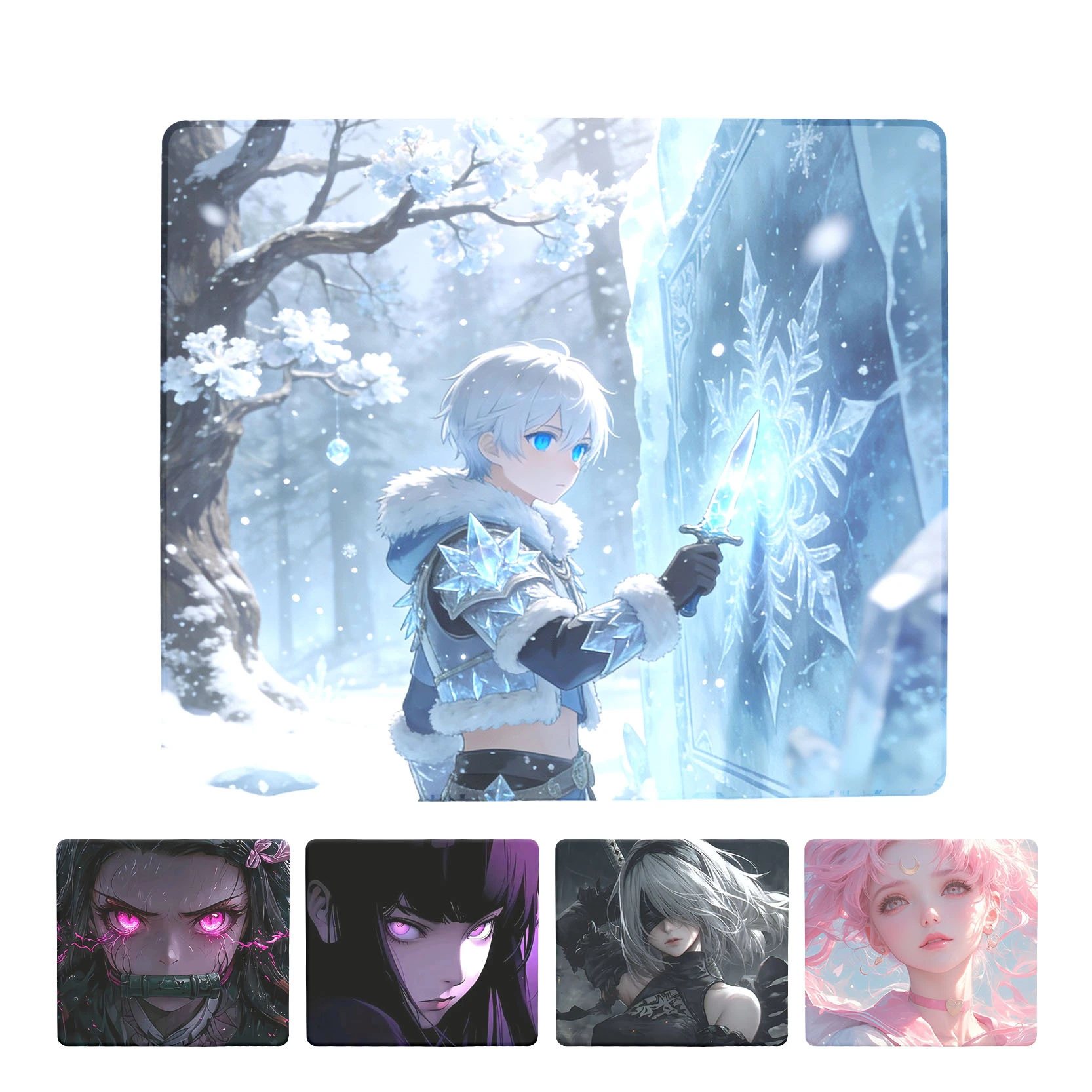 Glass Gaming Mousepad with Silicone Base - Ultimate Speed & Precision 1