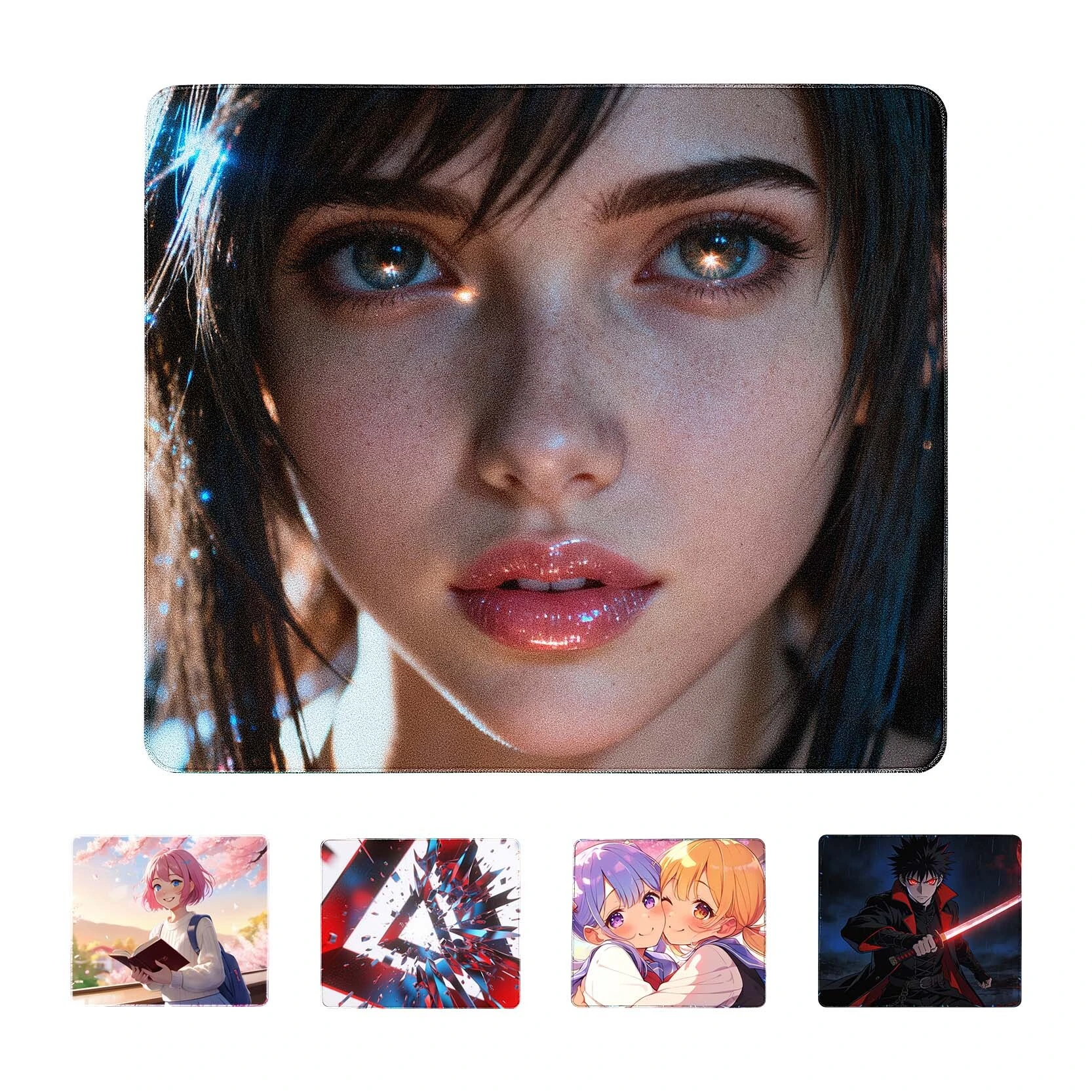 KAL Gaming Mouse Pad Lycra Surface Rubber Base Precision Control Waterproof Custom Size