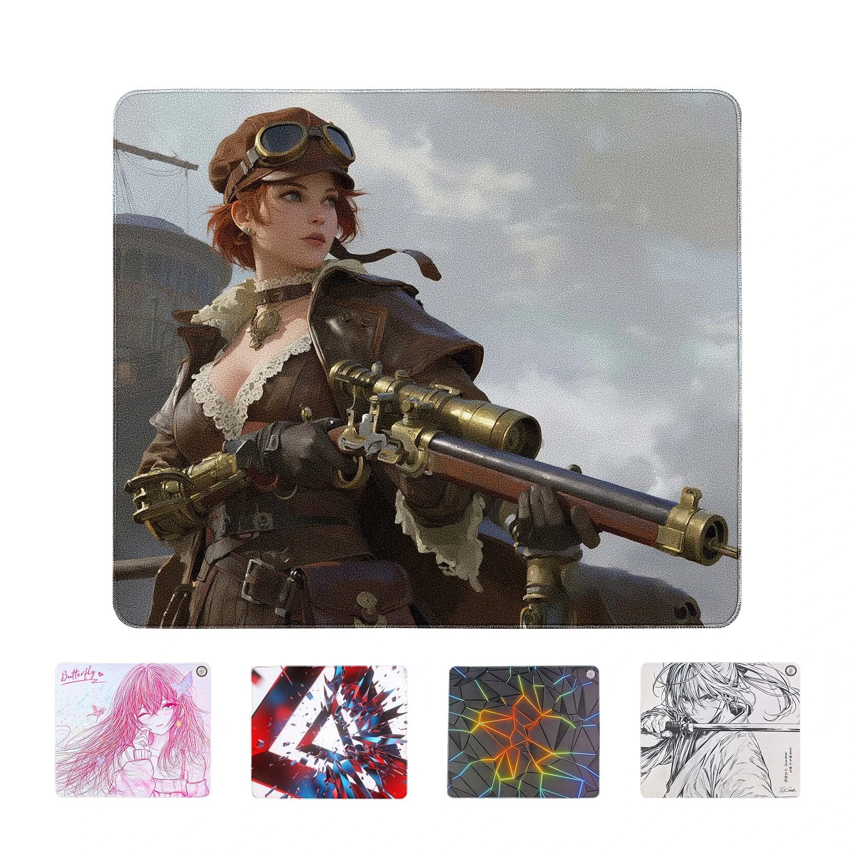 Premium Polyester Gaming Mouse Pad with PORON Base - Ultimate Balance & Durability 1