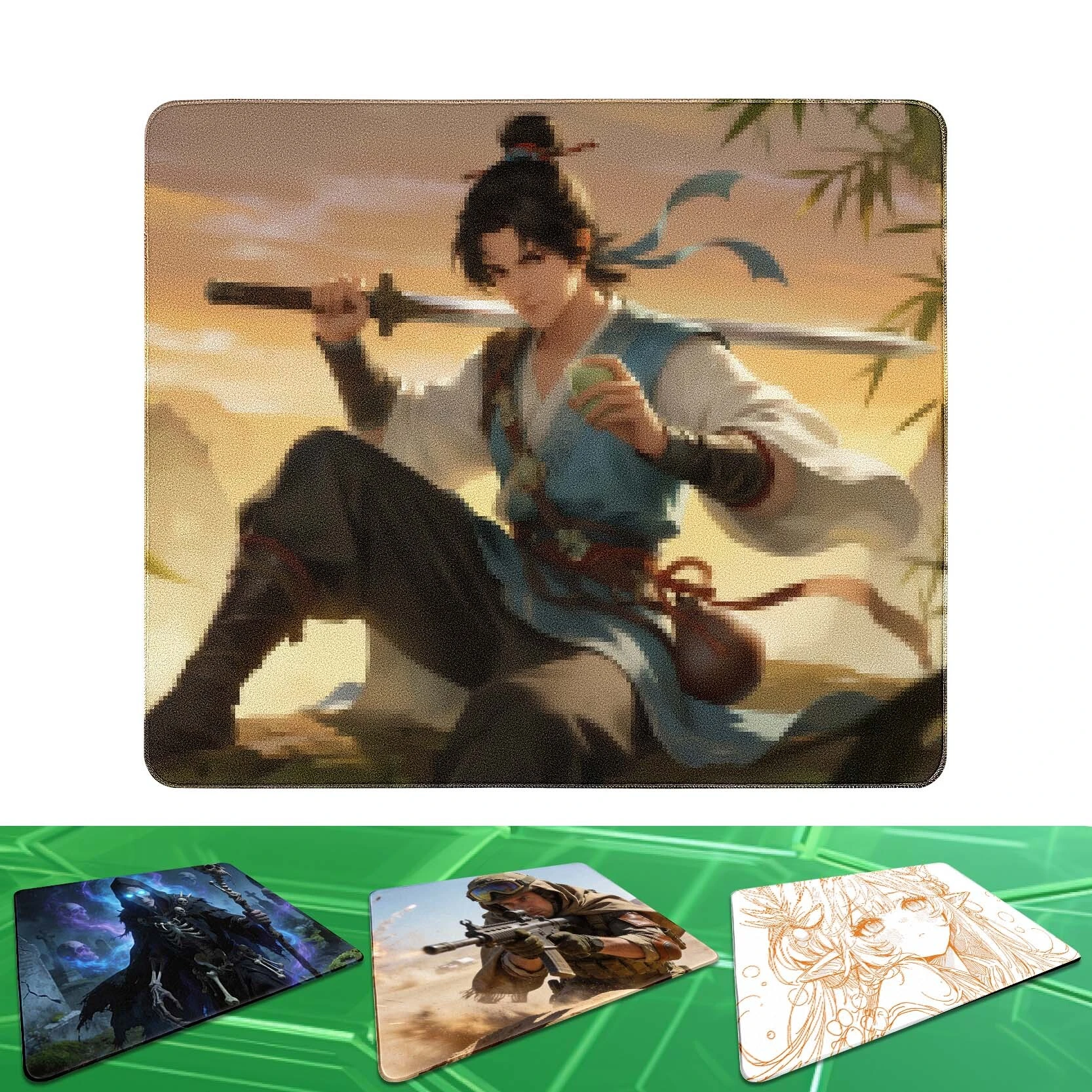 Alfombrilla de ratón para juegos K83 Balanced Hex-Weave Precision con base PORON: donde la precisión se une al control 1