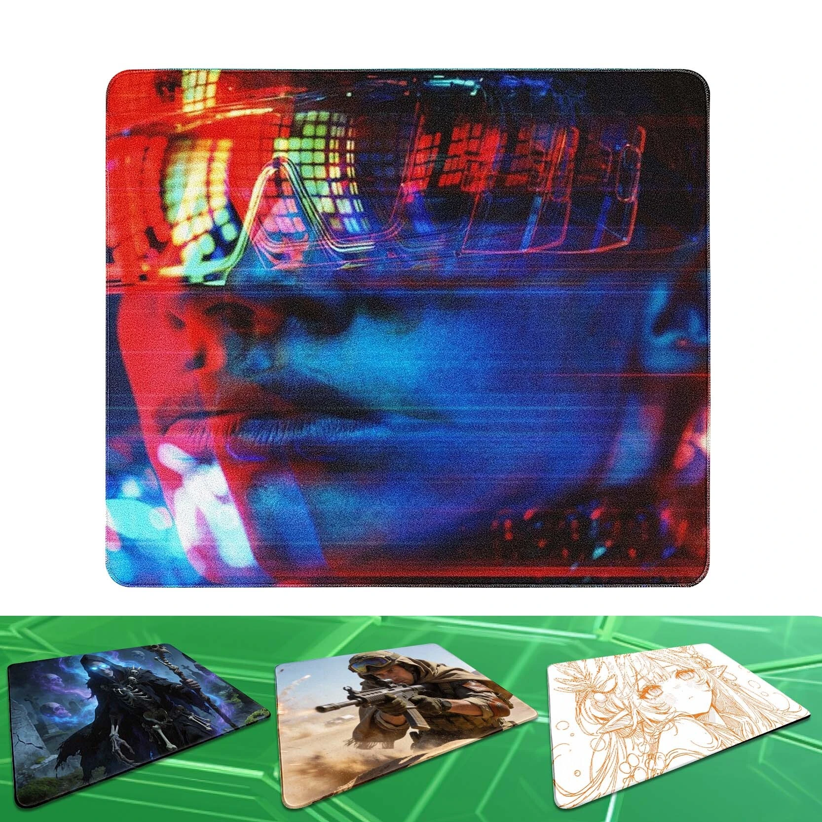 LGG Saturn Pro — Premium Control Gaming Mouse Pad with PORON Base 1