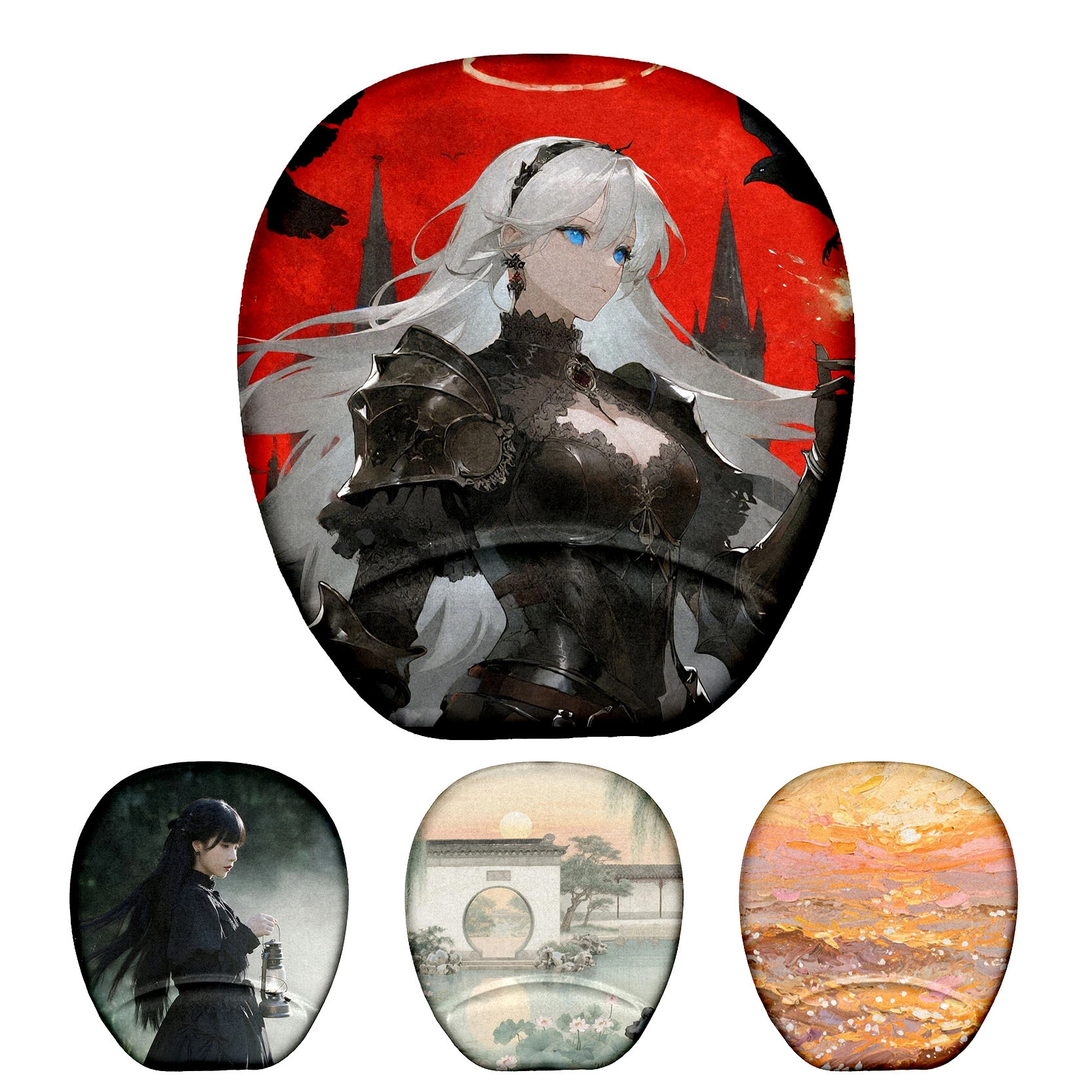 KAL ergonomic mouse pad non-slip rubber base