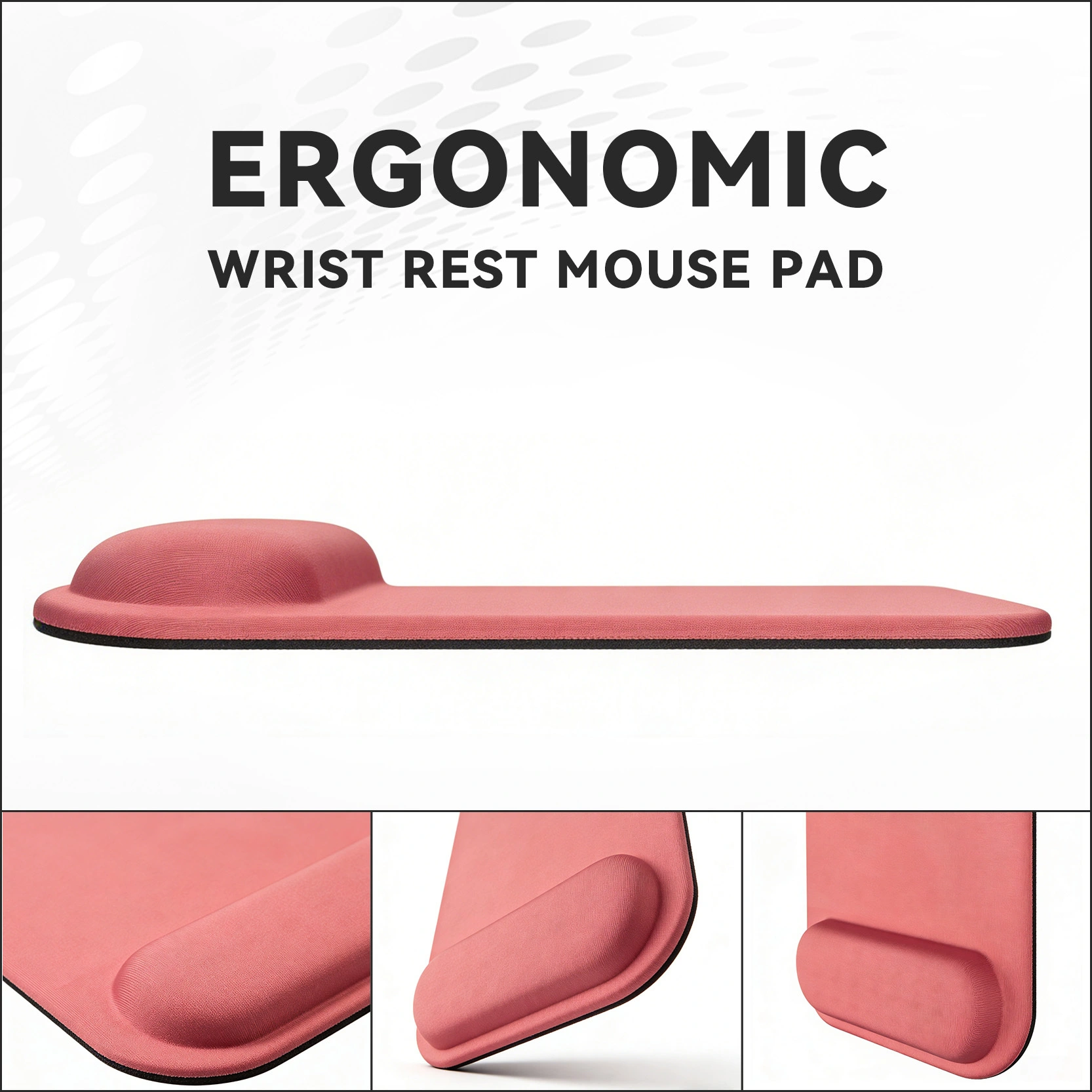 Office mouse pad with a wide variety of printing styles, compatible with various wrist rest designs