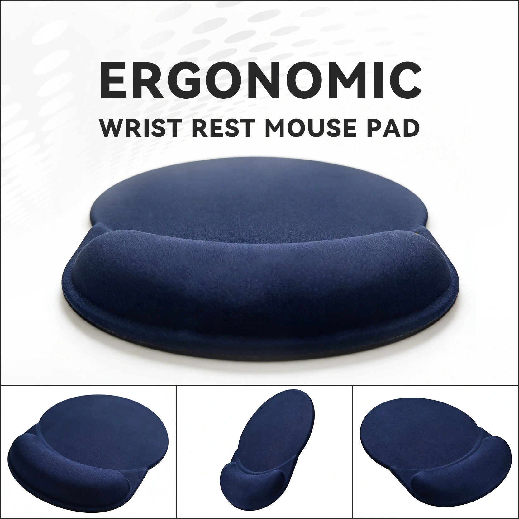 Office mouse pad with a wide variety of printing styles, compatible with various wrist rest designs