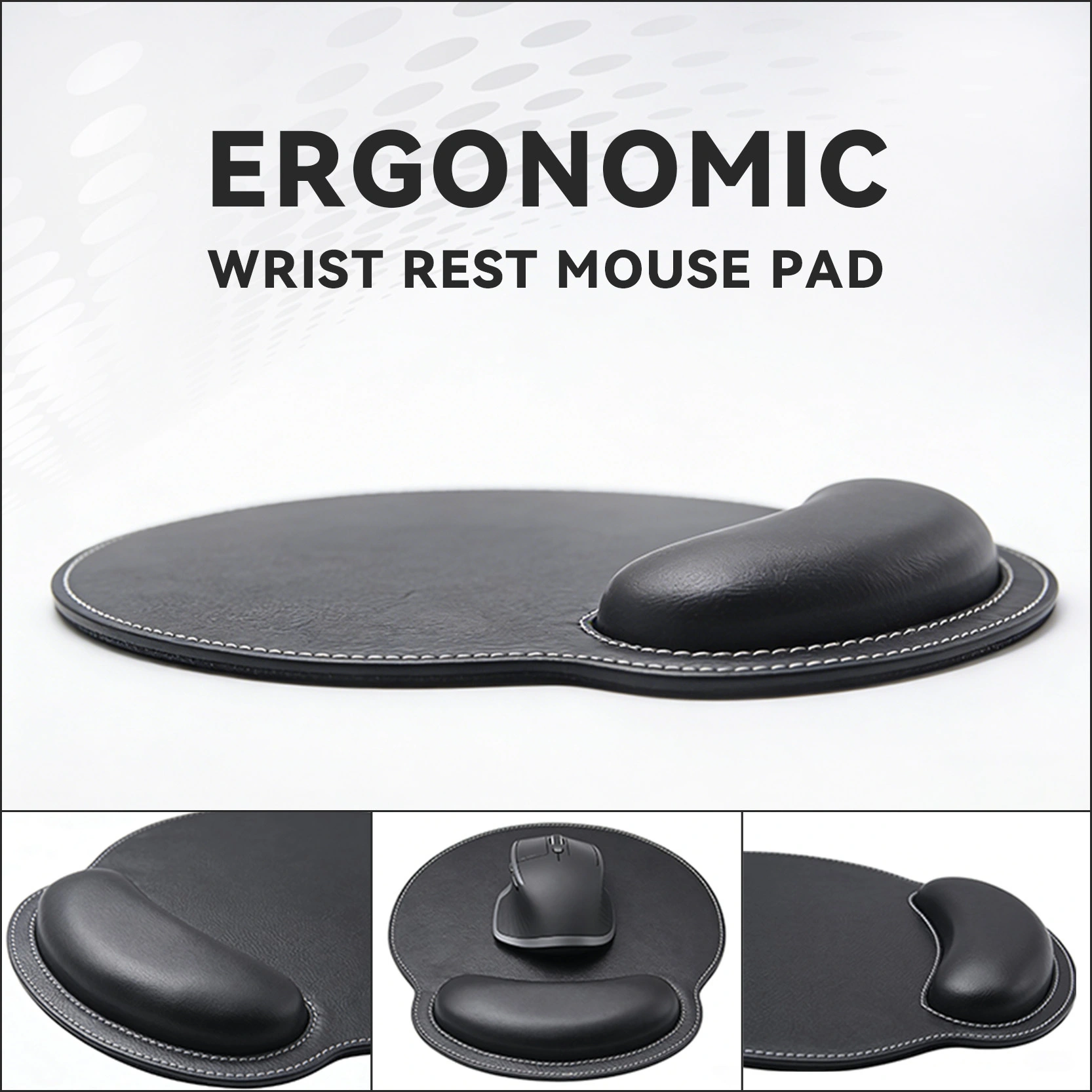 Office mouse pad with a wide variety of printing styles, compatible with various wrist rest designs