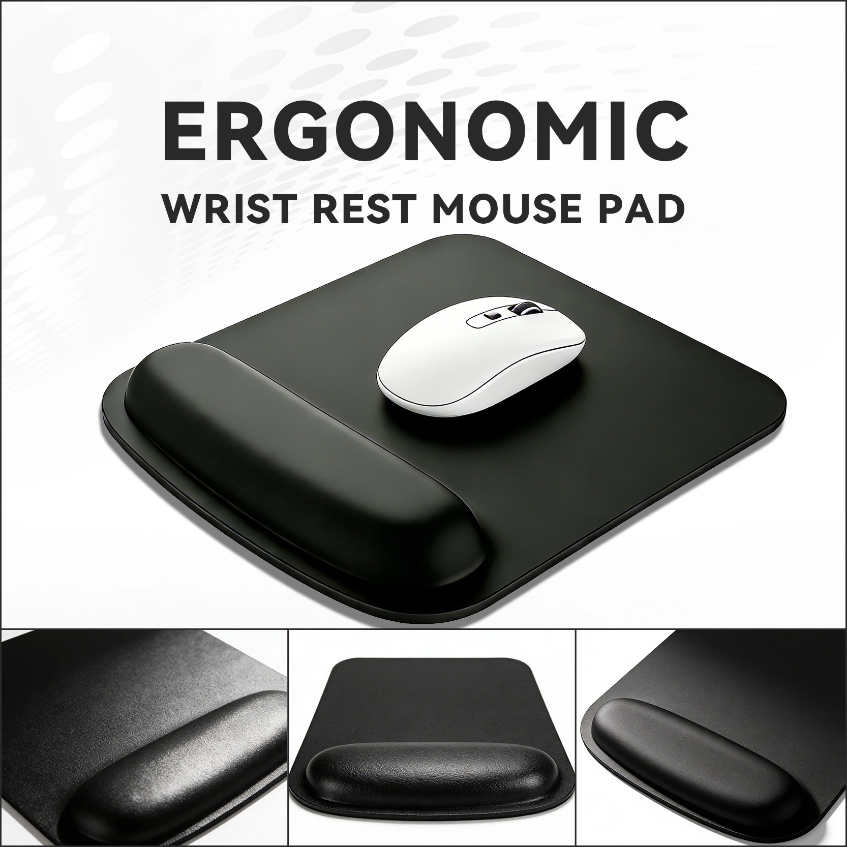 Ergonomic wrist rest mouse pad, supports multiple styles of printing