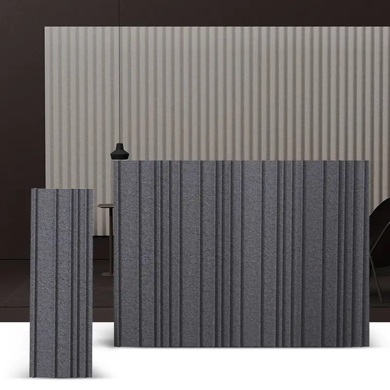 Factory Direct Price Large 3D PET Polyester Acoustic Panel DIY Custom Design and Size for Room Divider 1