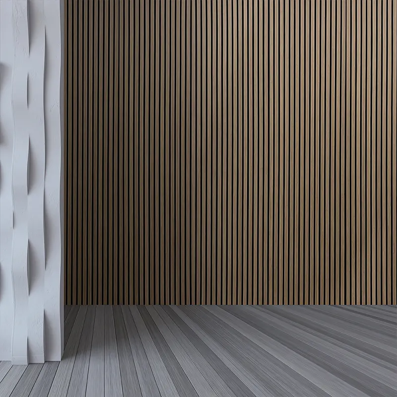 1 Side Akupanel Walnut Slat Panels Manufacturers 4