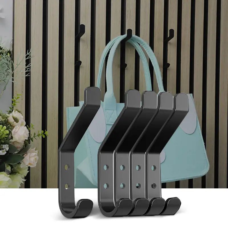 Hot Selling Metal Hook Accessory Can Be Used With 3D Wooden Sound Panel Luxury Wood Panel for Decor Akupanel Wholesalers 1