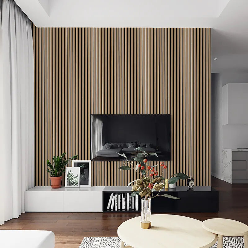 Decorative Slat Wood Panels Akupanel Wholesale - ROOAOO 2