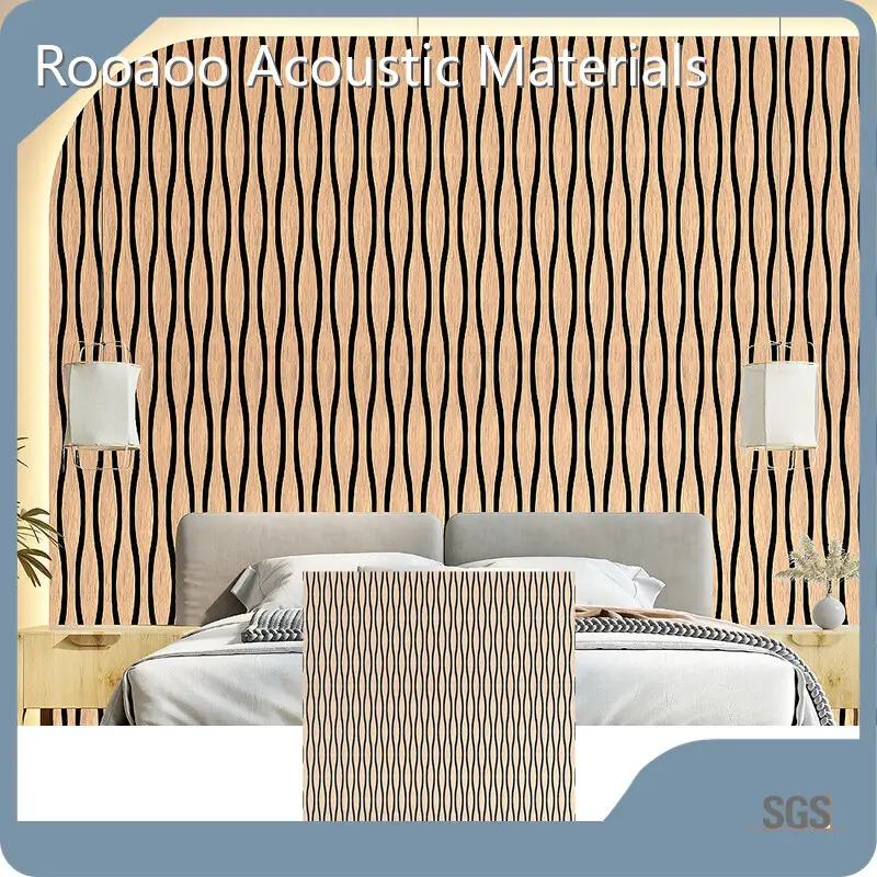 ROOAOO Custom Wood Slat Wall Custom Wood Slat Wall Manufacturers 1