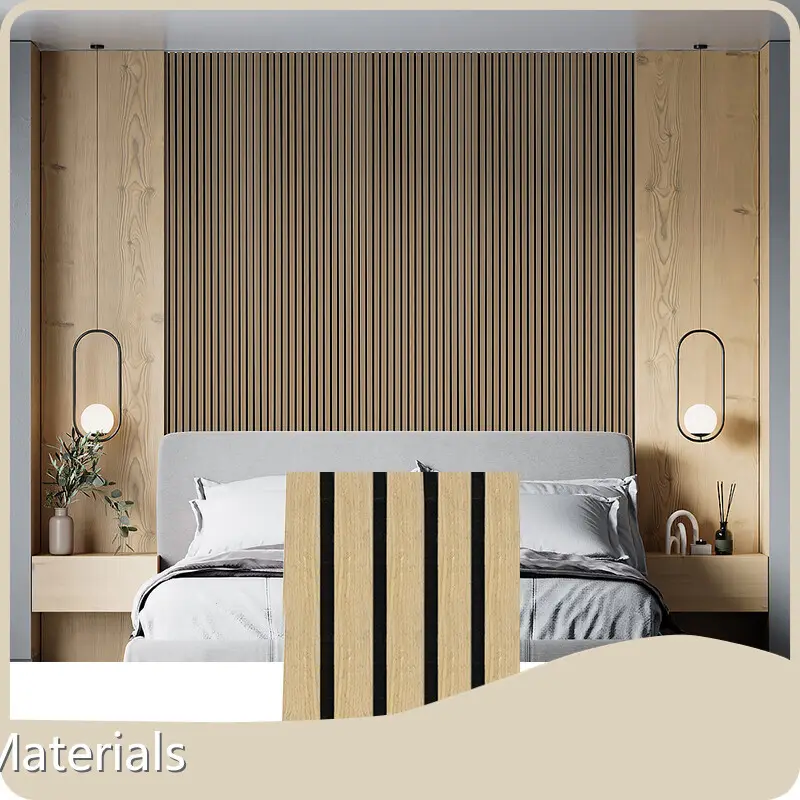 Decorative Slat Wood Panels Akupanel Wholesale - ROOAOO 1