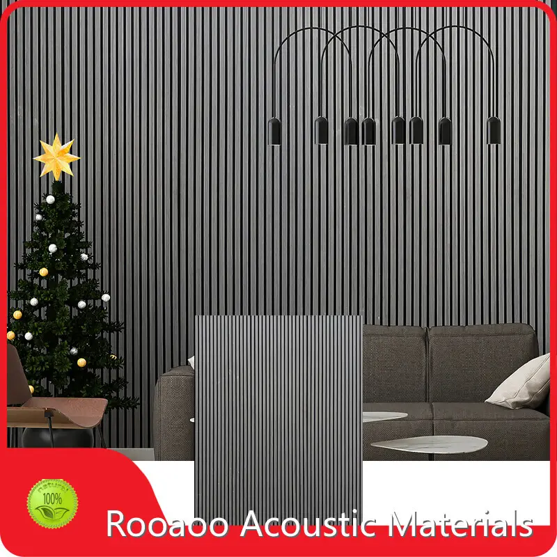 ROOAOO Acoustic Slat Wood Wall Panels Wholesaler 1