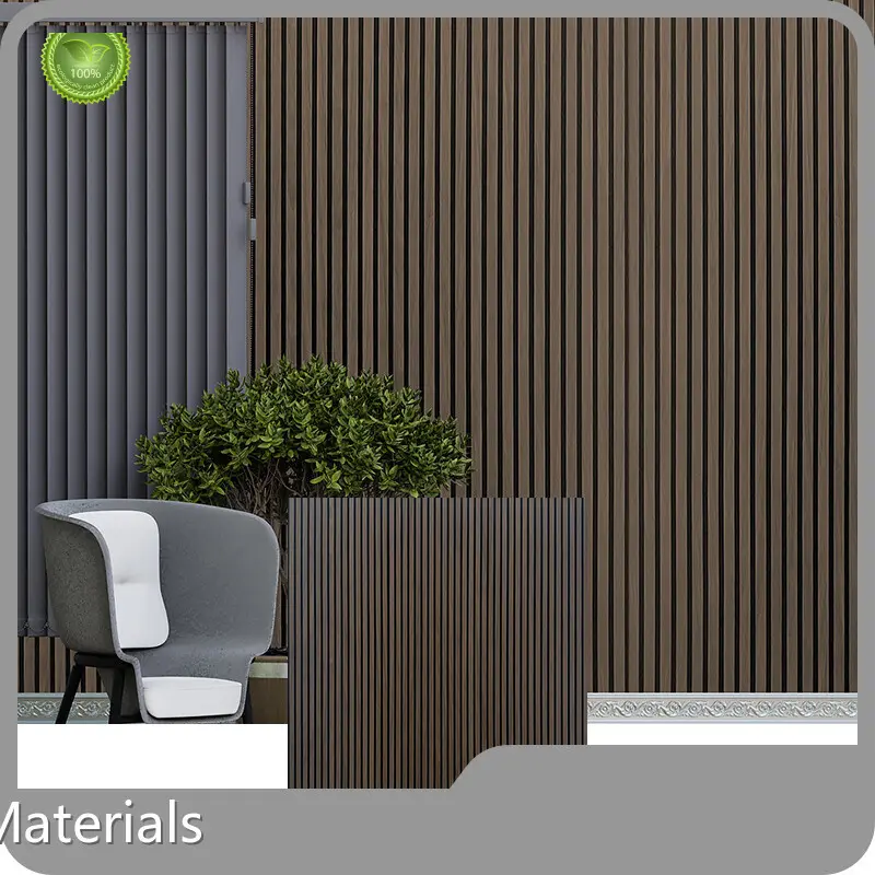 Slat Wood Panel Wall 1 Side Akupanel Wholesale - ROOAOO 1