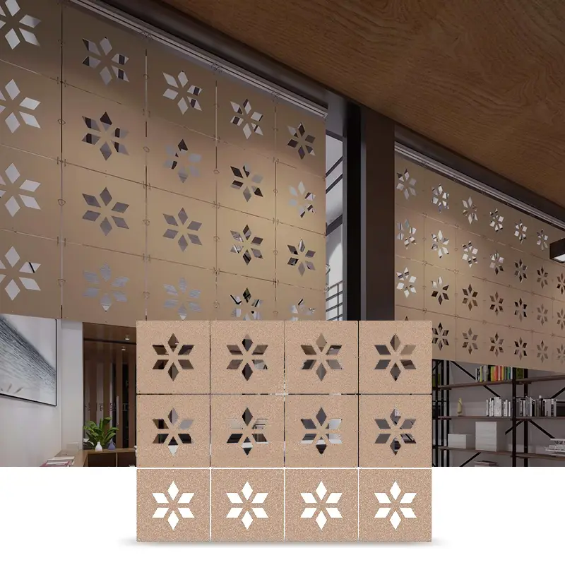 Rooaoo Hanging room partition home decoration, made of high-density polyester fiber suitable for living rooms  offices etc 1