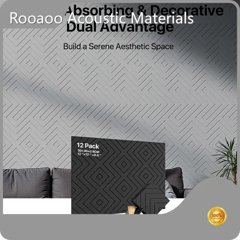 Hexagon Sound Tiles Acoustic Wall Tile Wholesale - ROOAOO 1