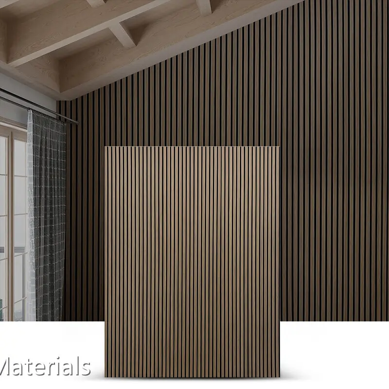 1 Side Akupanel Acoustic Slat Wood Wall Panels Company 1