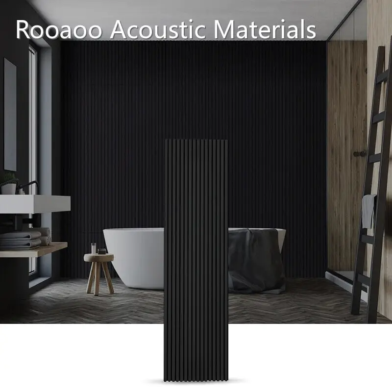 Walnut Slat Panels 3 Sides Akupanel Wholesale - ROOAOO 1