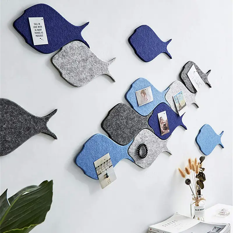 Fish Shape Felt Pin Board Sticker 1