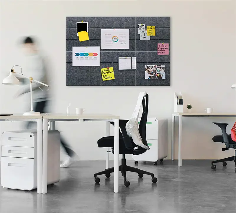 Polyester Fiber Acoustic Felt Pin Board 1