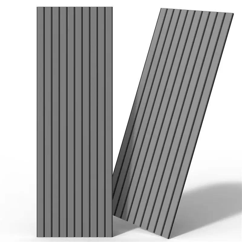 Self-adhesive Polyester Acoustic Slat Wall Panel 1