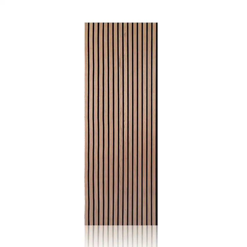 Akupanel Natural Oak Walnut Wood Slat Wall Panels 1