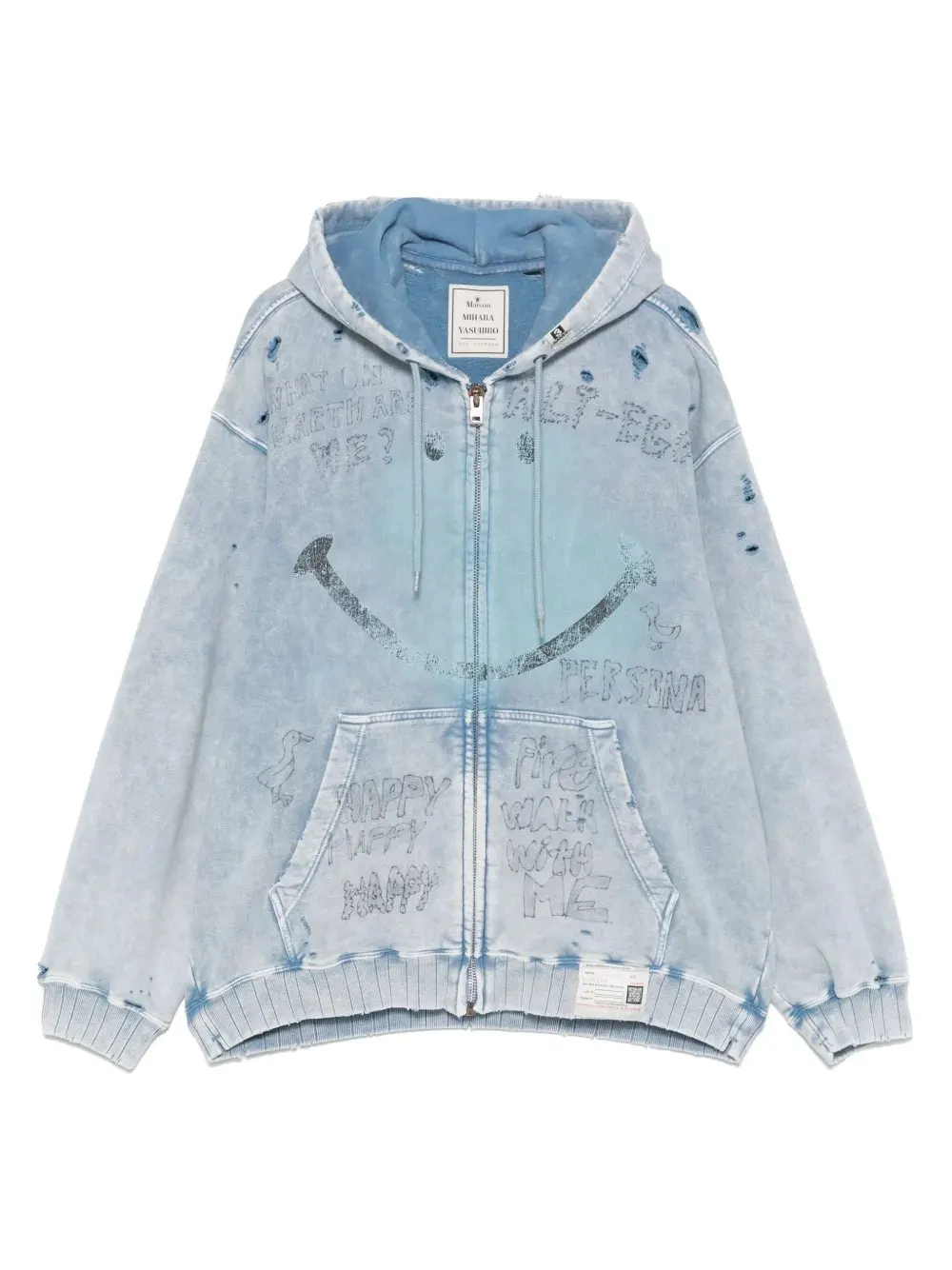 هودي قطني كبير الحجم بغطاء رأس من قماش غسيل حمضي مُصمم حسب الطلب، 470 جرام، مع جيب 1